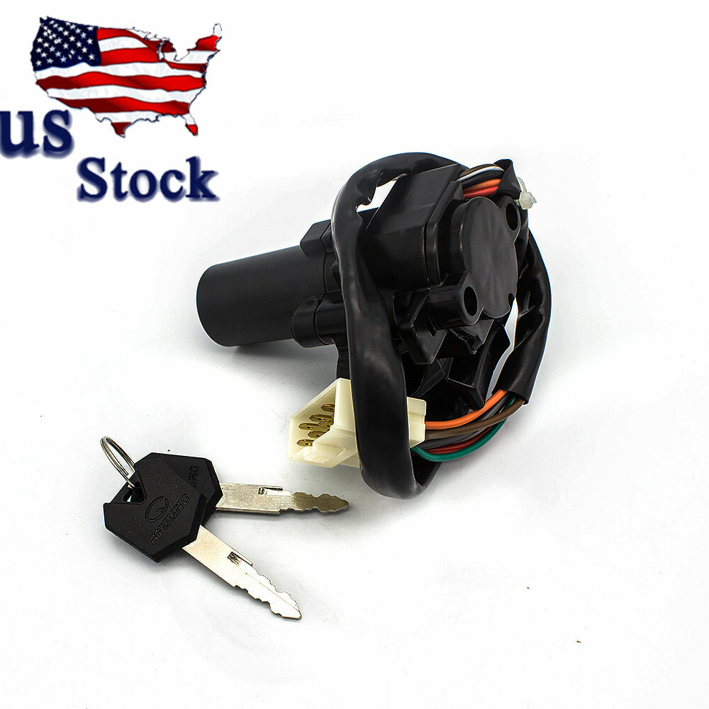 CNC Ignition Keys Switch Lock Assembly Key For Kawasaki ZX9R 1998