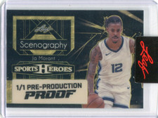 2024 Leaf Sports Heroes Proof Scenography Gold Super Prismatic Ja Morant 1/1