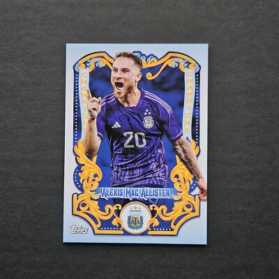 ALEXIS MAC ALLISTER - 2023 Topps Argentina Fileteado CH-6 World Cup 'Champions'