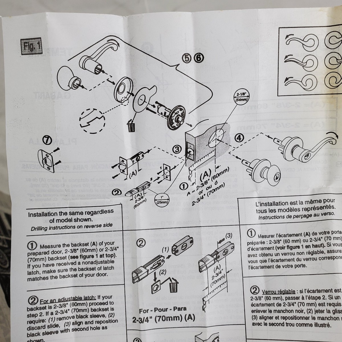 Kwikset Door Knob Diagram