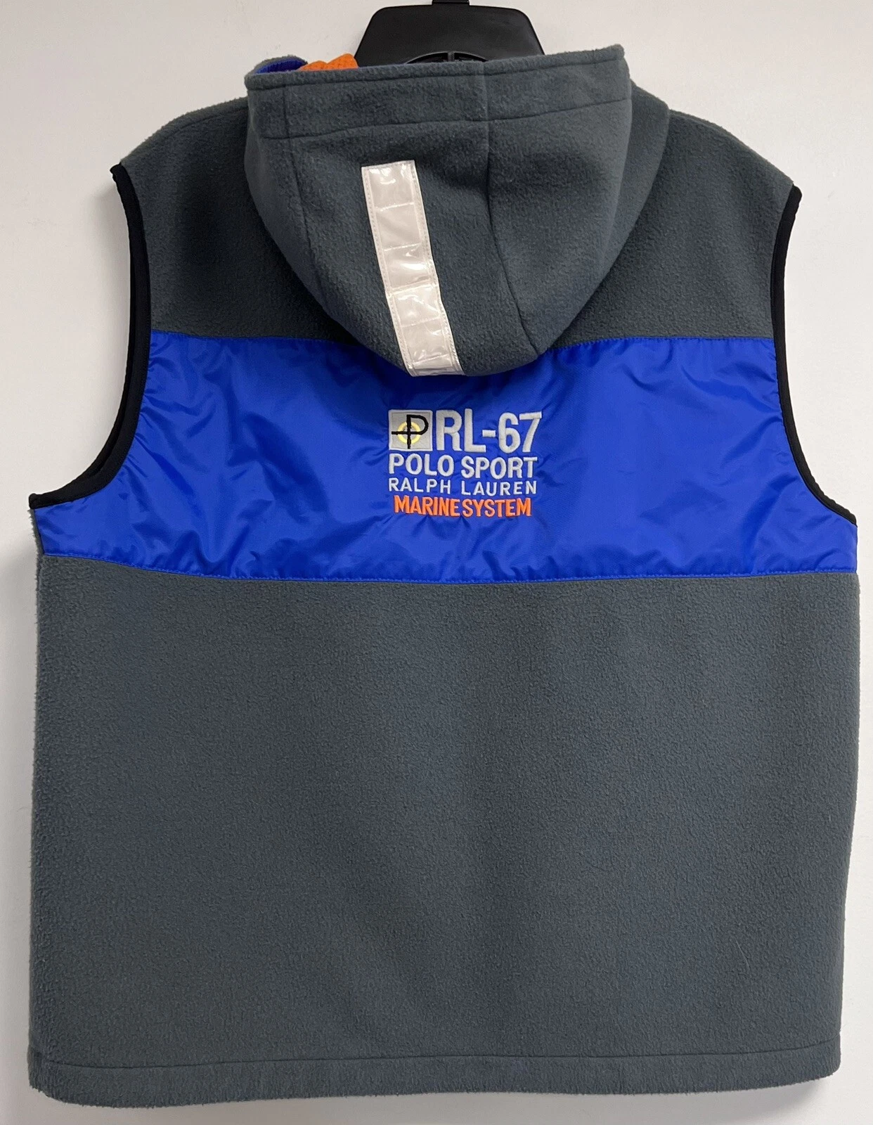 Ralph Lauren Marine System Vest Polo Sport XL Fleece Sailing Boating Fishing