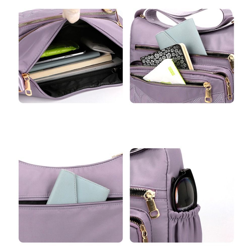 Large Capacity Shoulder Bag Solid Color Travel Bag Durable Handbag Women eBay