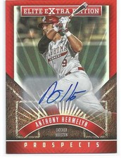 Anthony Hermelyn Houston Astros 2015 Elite Extra Edition Prospects Autograph 