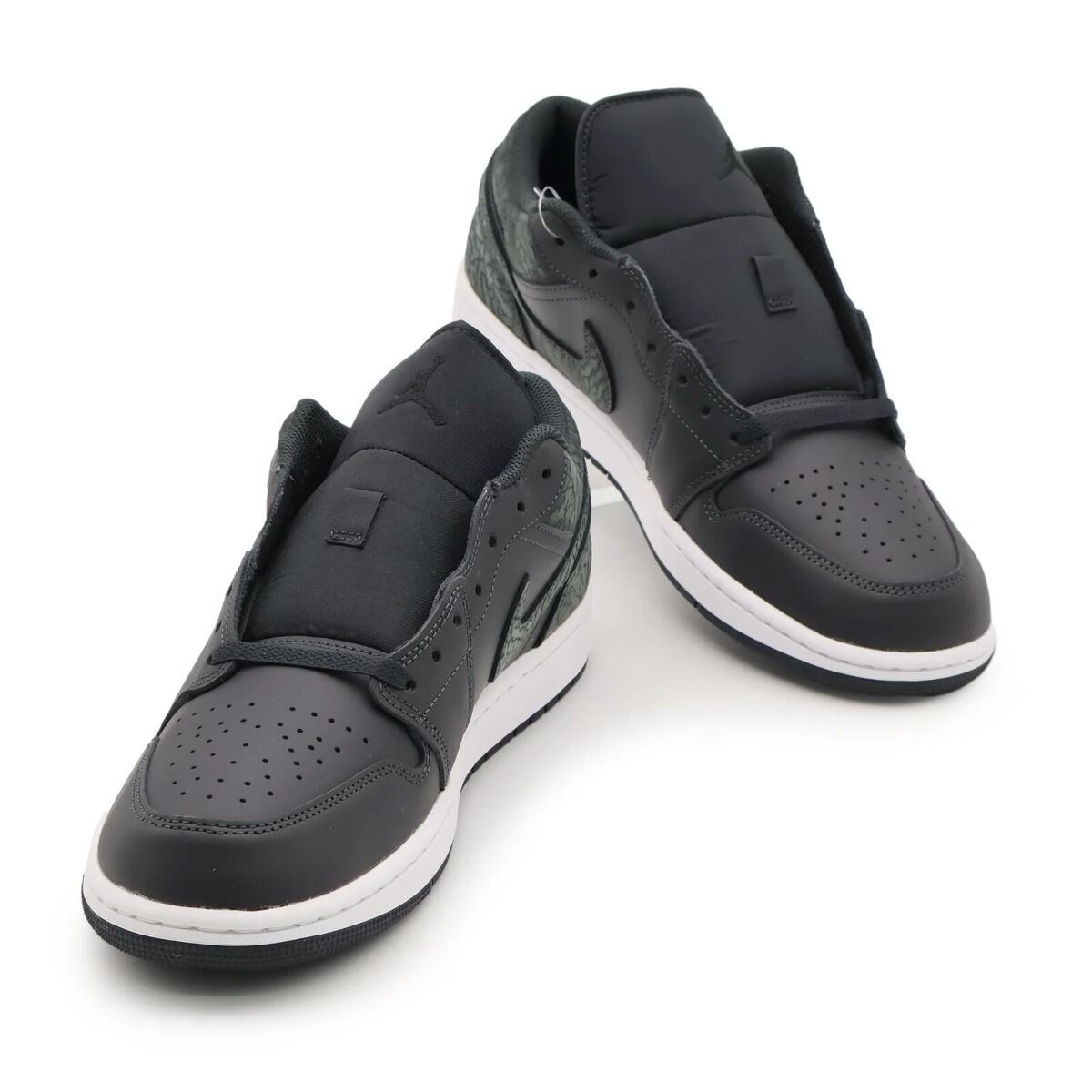FB9907-001 Nike Air Jordan 1 Low Black Elephant Off Noir FB9907-001 Nike Air Jordan 1 Low Black Elephant Off Noir