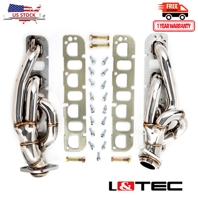 Exhaust Shorty Headers 1-5/8'' for 2009-2017 Dodge Ram 1500 2WD 4WD 5.7L V8 Hemi