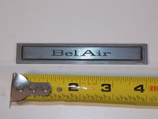 Vtg 1965 66 67 Chevrolet Bel Air Vehicle Interior Dashboard Emblem Badge 3895140