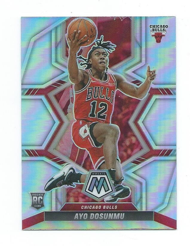 2021/22 Mosaic-Ayo Dosunmu Silver Rookie #233-Chicago Bulls