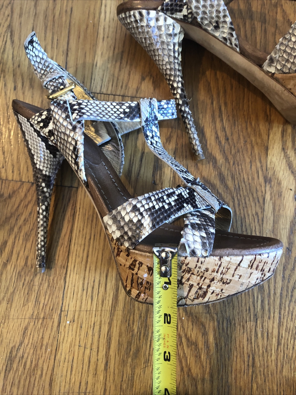 mui mui platform sandals python 8 - image 11