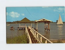 Postcard St. Clair River Algonac Michigan USA