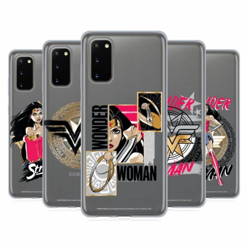 WONDER WOMAN DC COMICS GRAPHIC ART START GEL PHONE CASE FOR SAMSUNG PHONES 1 - Picture 1 of 16