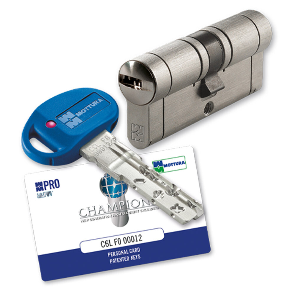 Cilindro Europeo Mottura CHAMPIONS PRO 31/51 acciaio temprato - frizionato