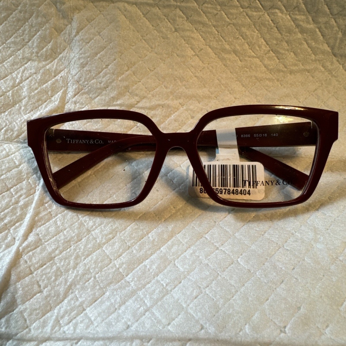 Tiffany & Co. Eyeglasses Frames Only TF 2232U Fired Brick Rectangle 55-16-140 Tiffany & Co. Women main image 4