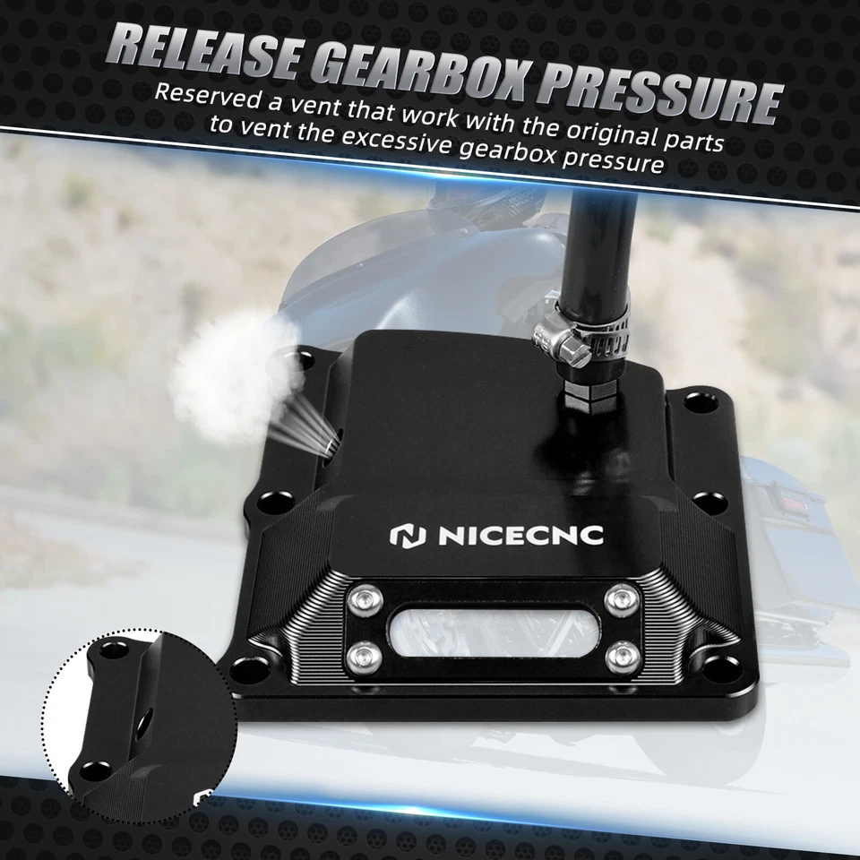 Cubierta superior de ventilación de caja de cambios de transmisión M8 para Harley Road Glide FLTRX FLTRK FLTRXS Foto 3 de 4