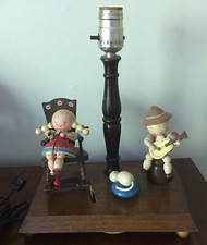 Underwriters Laboratories Night Stand Portable Nursery Lamp Music Box