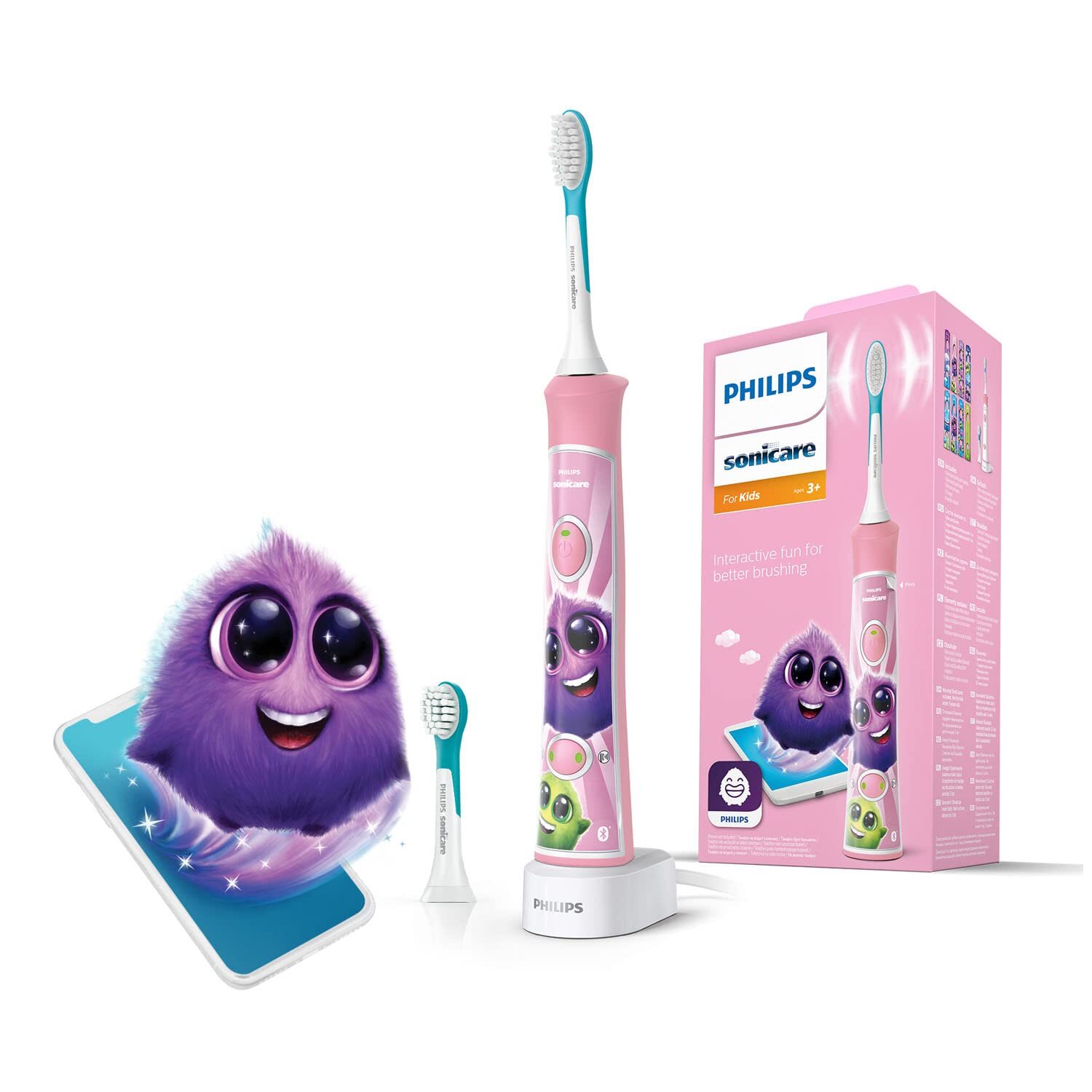 Philips Sonicare For Kids HX6352/42 Spazzolino Elettrico Sonico per B