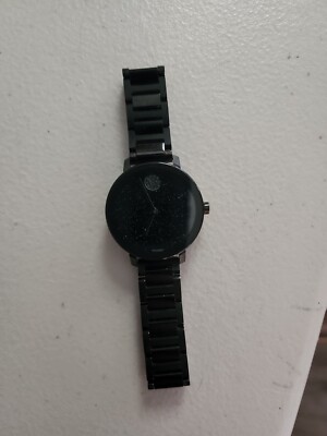 Movado Bold Evolution Quartz Black Dial Ladies Watch 3600829