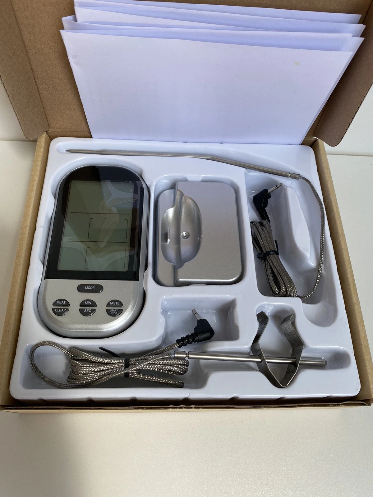 Wireless Meat Thermometer Remote Meat Thermometer Digital Cooking Food