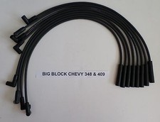 Chevy 348 409 1956-1965 Black 8mm Hei Spiral Hi-performance Spark Plug Wires Usa Chevy 348 409 1956-1965 Black 8mm Hei Spiral Hi-performance Spark Plug Wires Usa