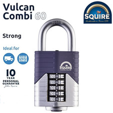 Squire Vulcan 60mm Zahlen-Vorh&auml;ngeschloss VULCAN COMBI 60