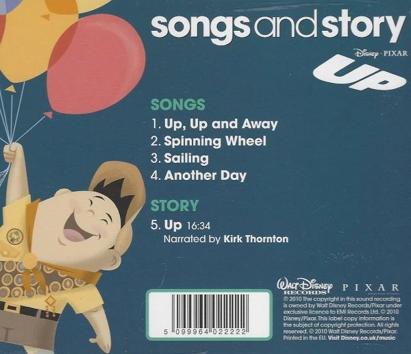 Songs And Story - Up (Oben) CD, Up Up and Away, Spinning Wheel, Sailing u.v.a. - Bild 2 von 2