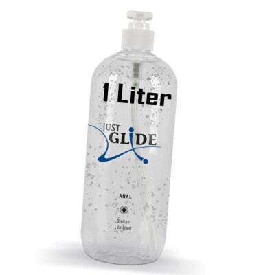 Gleitgel Wasserbasis 1000ml ANAL Gel Gleitmittel JUST GLIDE Sex Lubrikant Sexgel