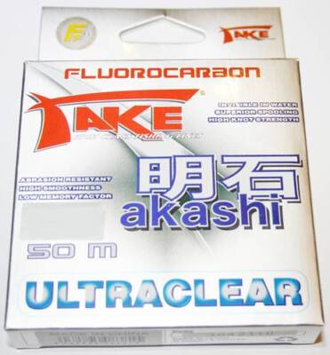 Lineaeffe Take Akashi Fluorocarbon 50m 0,18mm 6,0kg ultraclear