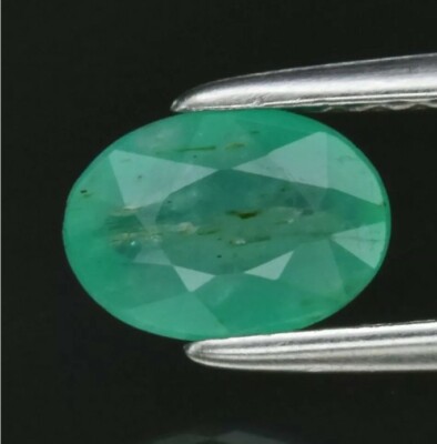 Stunning! 0.60ct 6.6x4.7mm Oval Natural Green Emerald, Ethiopia (Ver Vídeo)