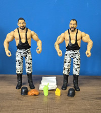 Jakks 2005 WWE Classic Superstars Bushwhackers Butch & Luke Complete