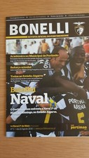 Football Programme  Portimonense v Naval 1st de Maio  22nd August 2010