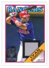 2023 Topps 1988 Baseball Relics Ivan Rodriguez Texas Rangers 88r-ir 2023 Topps 1988 Baseball Relics Ivan Rodriguez Texas Rangers 88r-ir
