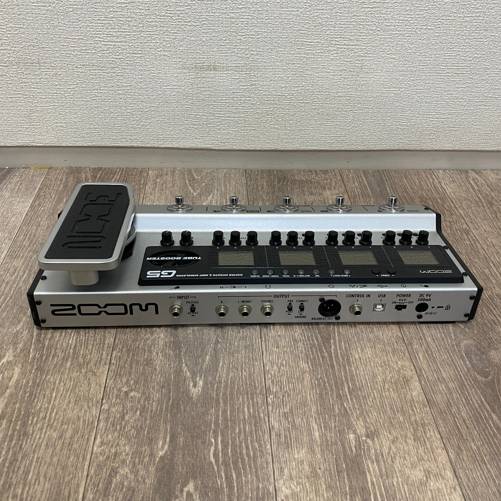 ZOOM G5 MultiEffects Electric Guitar Pedal Used Product Tested With AC