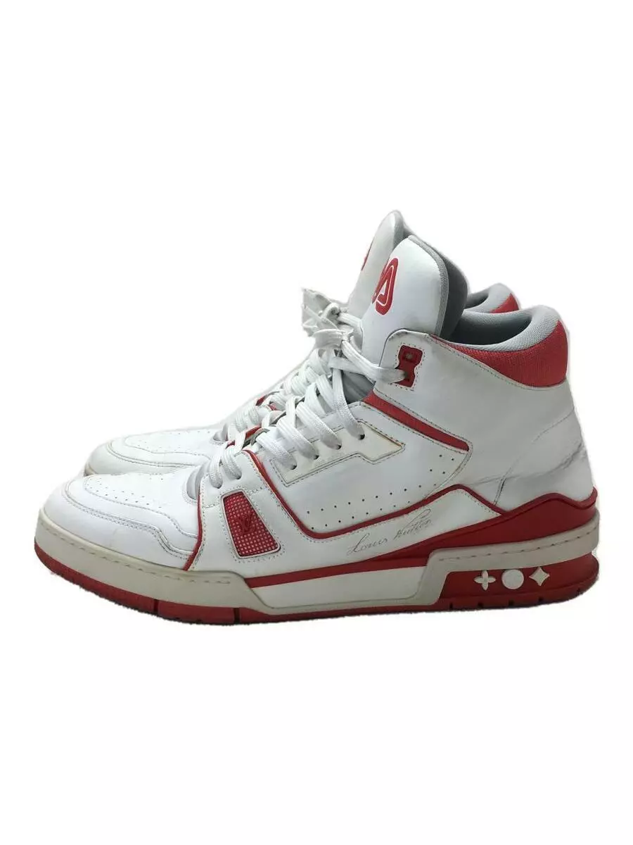 Louis Vuitton Trainer Red White - Mens, Size 8.5