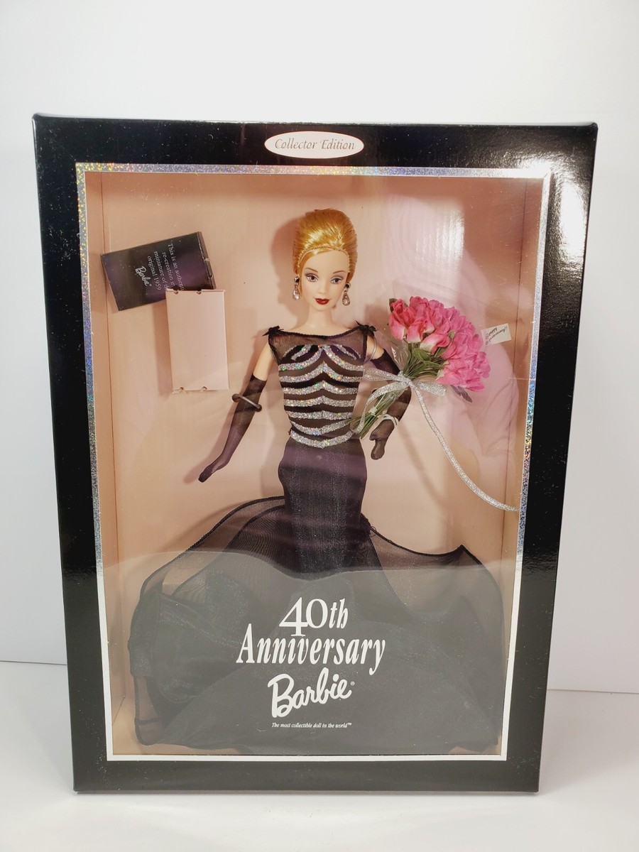 NEW 1999 40th Anniversary Barbie Doll Collector Edition Mattel