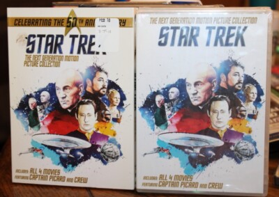 Star Trek The Next Generation 4-Movie Collection 50th Anniversary DVD NEW SEALED