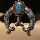 VINTAGE Estate find Squash Blossom Necklace, ca 1960's - 1970's — photo 2