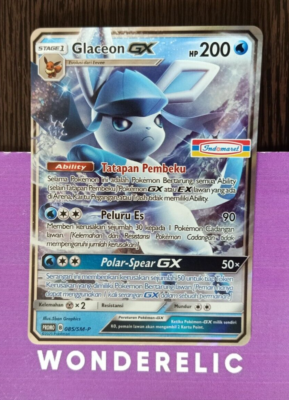 Glaceon GX 085/SM-P Promo Indomaret Foil Pokemon TCG Card