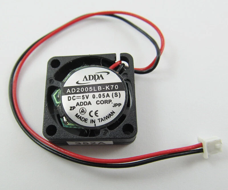 1pc ADDA Ball Bearing MINI DC Cooling fan AD2005LB-K70 5V 0.05A 20x20x6mm 2006 - Image 3 of 4