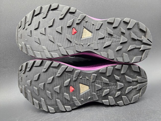 Scarpe Salomon donna 9 5 XA enduro trail running elastiche lacci rapidi 392419 viola