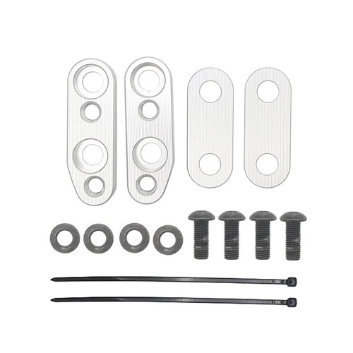 For Honda Goldwing GL1800 Handlebar Bar Mount Clamps Risers Adapter CNC Chrome - Picture 2 of 9