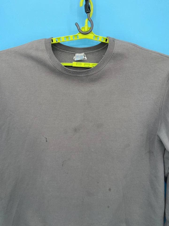 Joes USA Sudadera Para Hombres 4XL Alto Gris Suéter Pullover En Blanco Talla Grande y Alta Foto 4 de 4