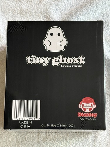 Figura de vinilo Bimtoy Tiny Ghost 2021 edición "Inked Up" de 5 pulgadas de Reis O'Brien - Imagen 3 de 6