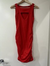 KOOKAI BODYCON DRESS RED WOMENS size 1