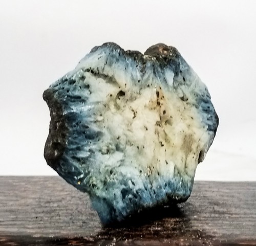 110 G New Discovery Sumatra Extreme Rare Slice Dumortierite Rough Blue Mineral - Picture 6 of 7