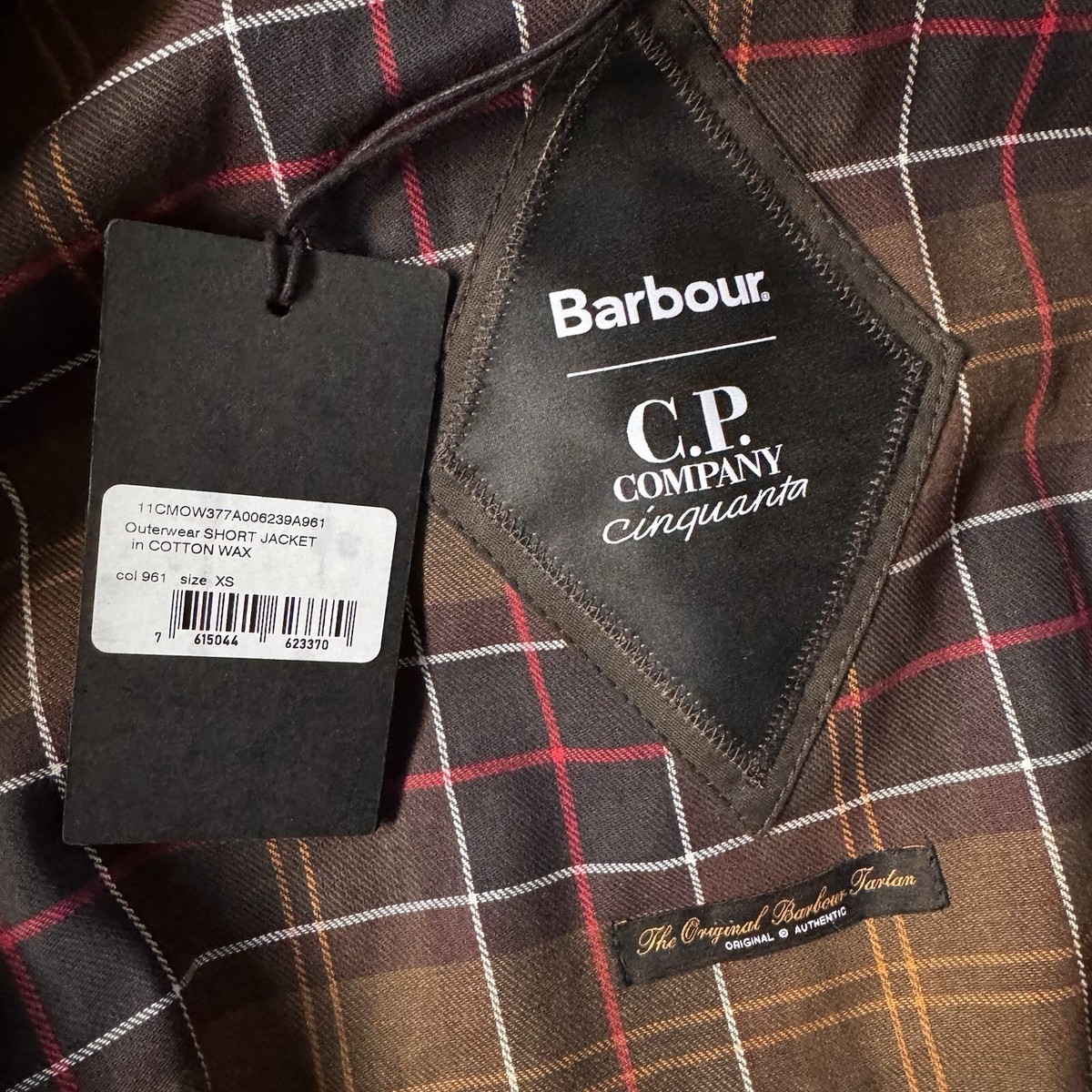 🔥 CP Company x Barbour 500 Miglia Wax Jacket BNWT Size XS