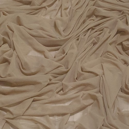 Soft Super Power Mesh Tulle 4W stretch Fabric Sheer Net Veils Dresses Bridal 60" - Picture 25 of 66