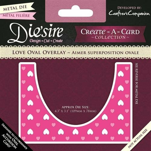 Die 'sire creare una carta Love OVAL Overlay, viola (G1F)