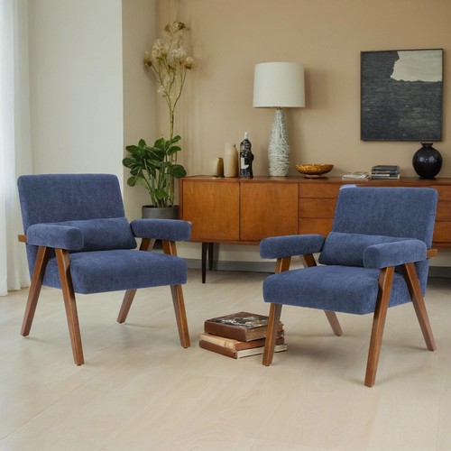 Sessel Loungesessel Polstersessel Armlehnen Gepolstert Sessel Modern Einzelsofa - Bild 17 von 41