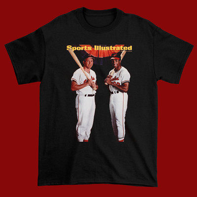 Baltimore Orioles Frank Robinson And Brooks Robinson Black Shirt All size NG1635