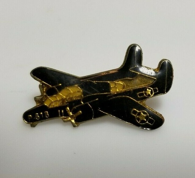 Vintage Lapel Pin Military Aircraft hat uniform P 61 B Black Widow eBay