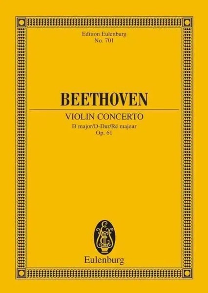 Ludwig Van Beethoven (U. A.) | Violin Concerto In D Major Op.61 | Taschenbuch-image